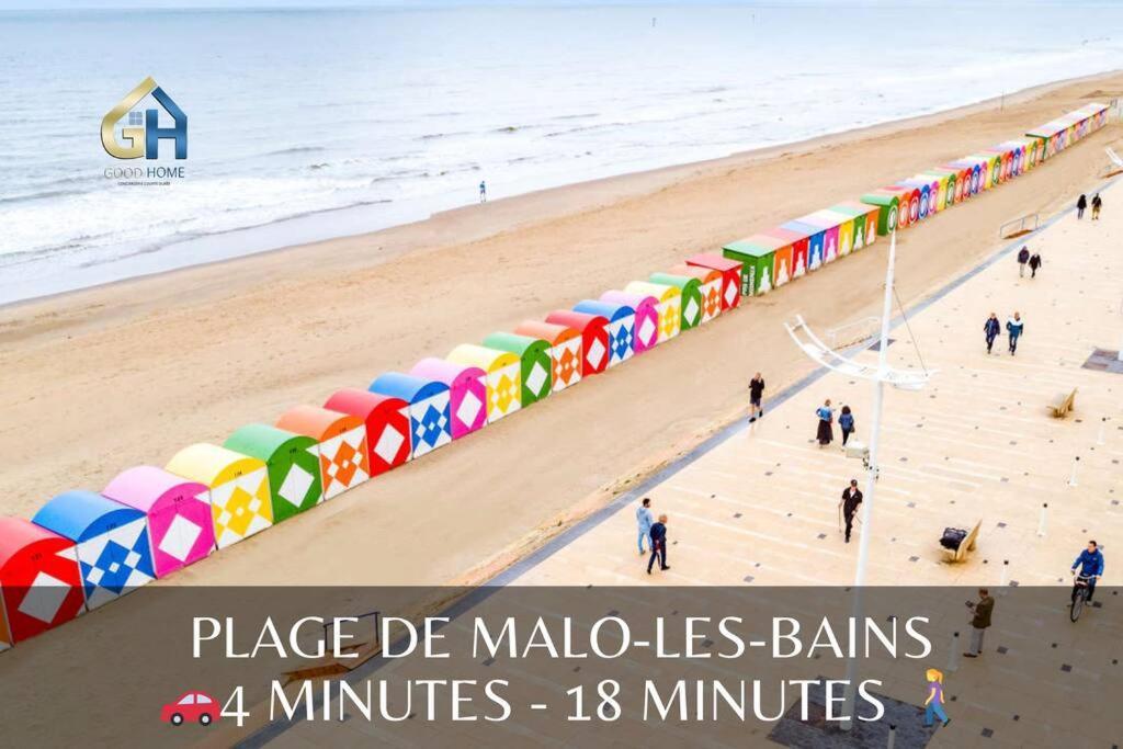 *Le Duplex De Ronsard*Plage Et Centre-Ville Dunkirk Exterior foto